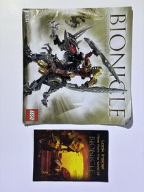 Lego BIONICLE  Toa Lhikan & Kikanalo Set 8811  Incomplete Set with manual