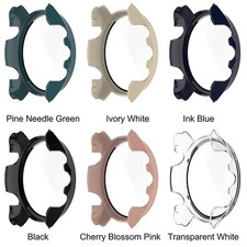 For Garmin Forerunner 255 / 255S Watch Protective Cover PC  Tempered Film Cases