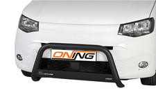 Frontbügel Edelstahl SCHWARZ für VW Caddy 5 Typ SB ab 2021 Ø63mm Gutachten