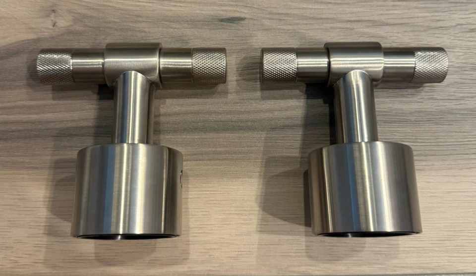 Brizo HL70433-NK T-Lever 手柄适用于壁挂式浴缸填料 I 豪华镍 * 新 * — 第 3/4 张图片