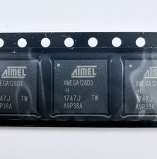 1X ATXMEGA128D3-MHR Microchip 8/16-bit Atmel Microcontroller 128KB Flash QFN-64
