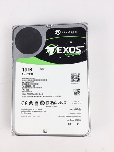 Seagate Exos X10 512e 10TB 3.5 Zoll SATA 6Gb/s