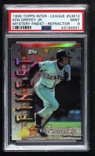 1998 Topps Refractor Ken Griffey Jr Larry Walker Andres Galarraga PSA 9 HOF 04b0