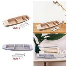Wooden Boat Bookcase Decor Boat Decoration for Shelf Bedroom Party Ornaments