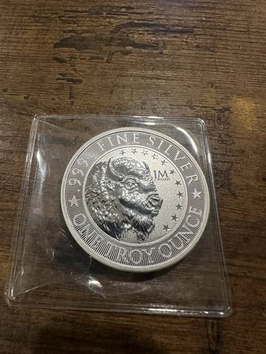 One Troy Ounce Silver Round - JM Bullion Buffalo Round