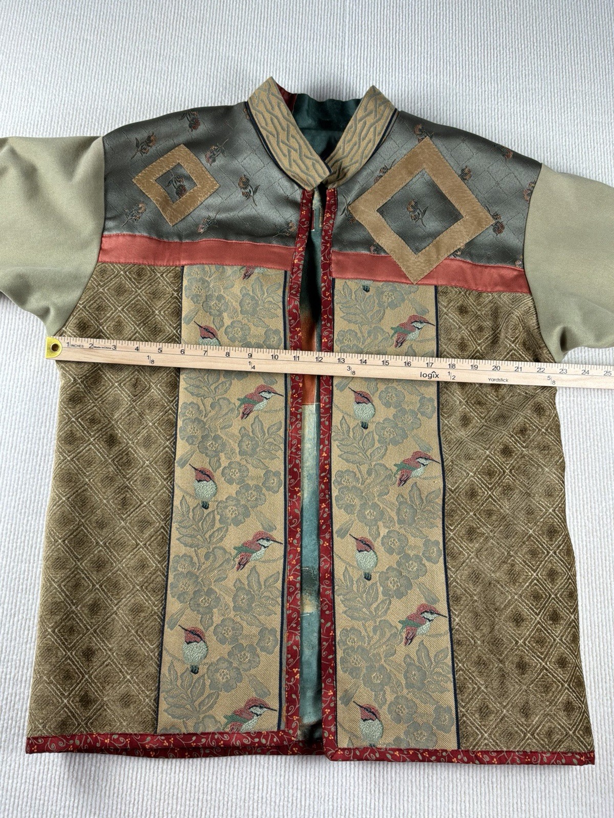 Vintage 90’s Tapestry Patchwork Jacket Women’s  S… - image 11
