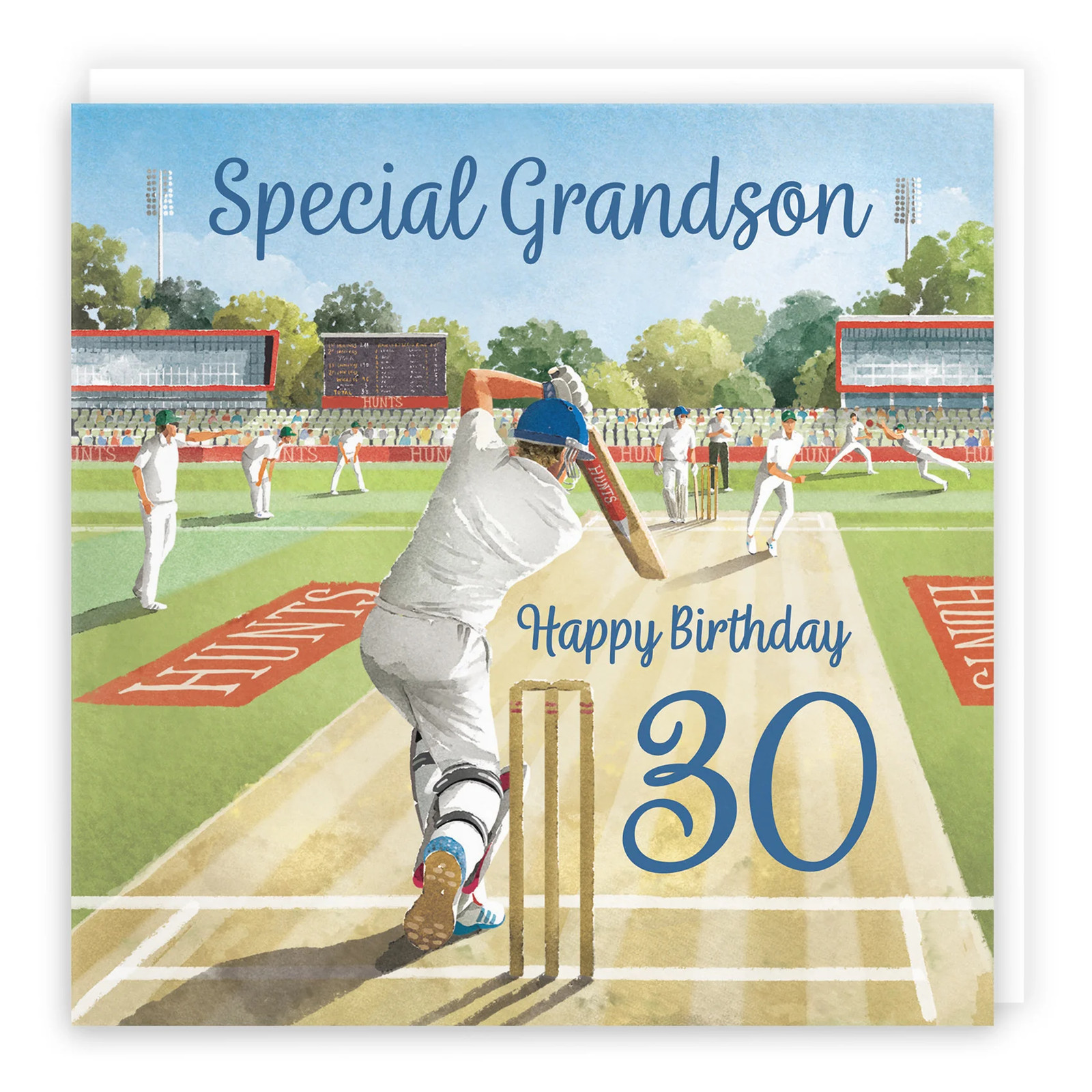 30th Grandson Cricket Birthday Card Milo's Gallery