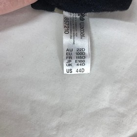 Wacoal Slimline Minimizer Bra 857210 Black Lace Underwire 44D New With Tags