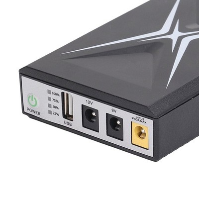 Mini UPS Battery Backup 10400mAh Power Supply For Security Camera Router WiFi Ec
