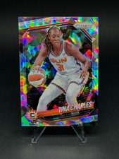 2025 Panini Prizm WNBA TINA CHARLES #3 SILVER ICE PRIZM SUN - Free Shipping