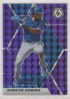 2021 Panini Mosaic Purple Mosaic Prizm 2/49 Marcus Semien #88 z5b