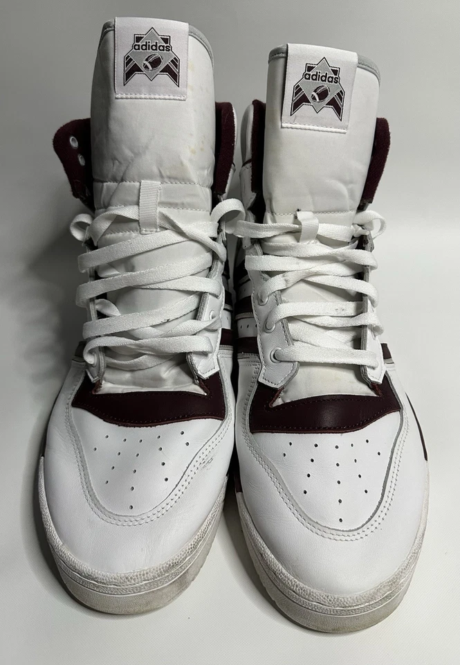 Texas A&M Football Official Adidas High Top Mens Athletic Sneakers Sz 13 FV5379 - Image 2 of 4