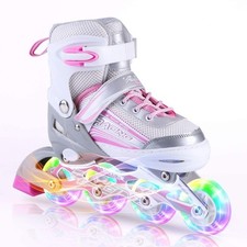 Kuxuan Skates Inline Skates Adjustable for Kids,Girls Skates with All Wheels ...