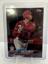 2018 TOPPS BASEBALL CARD SHOHEI OHTANI UPDATE ROOKIE 3-GAME HR STREAK #US189