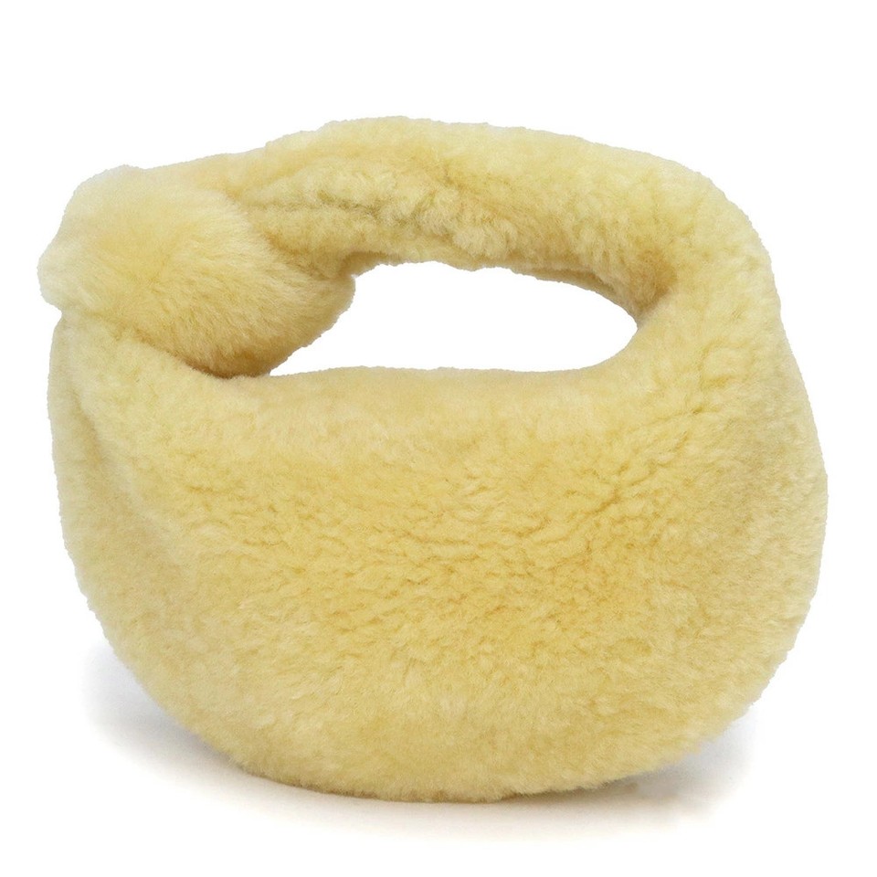 BOTTEGA VENETA The Jodie Mini Lamb Shearling Mouton Fur 680697 #1105