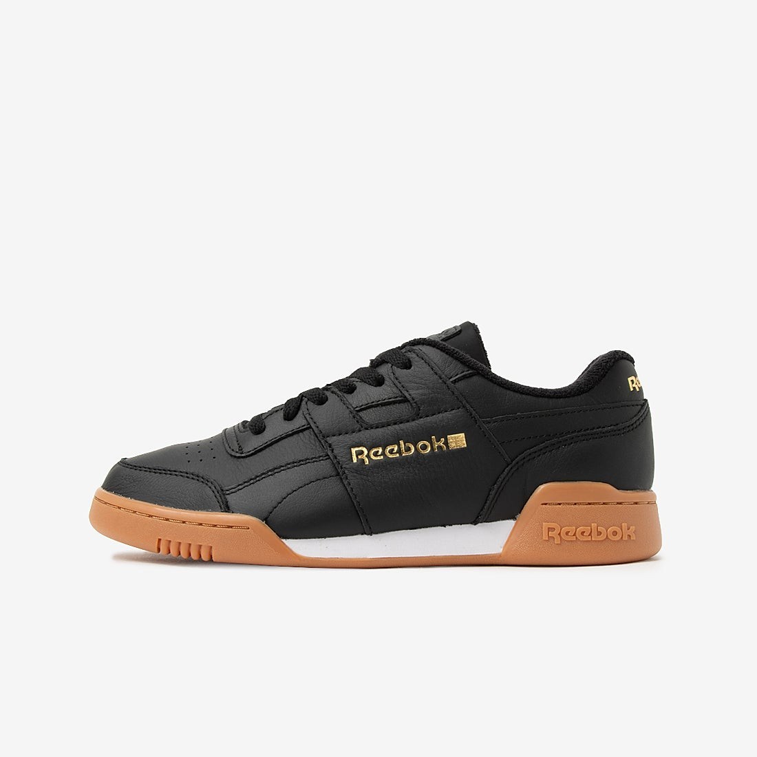 Reebok Workout Plus Casual Black Gold 100271709 Men's Size oki08 image 2