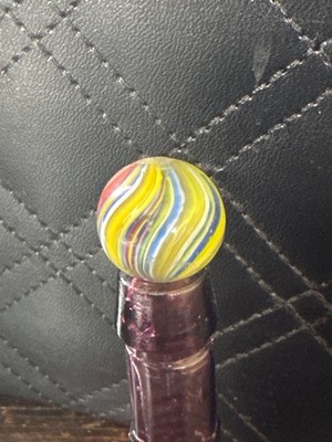 vintage german marbles, Joseph s coat swirl marble