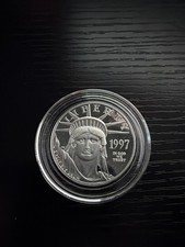 1997 $100 American Eagle 1 oz .9995 Platinum Statue of Liberty Bullion Coin 1950.00 per troy oz