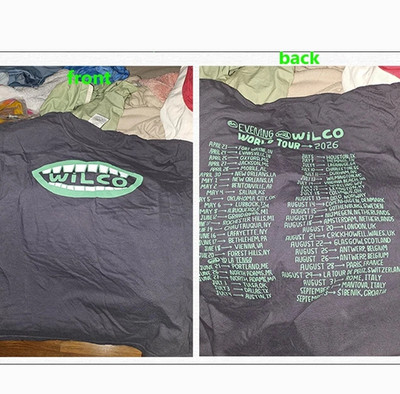 Wilco Concert Merch Tour 2026 T-shirt