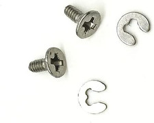 Replacement Parts Battery Back Cover Screws Bolt Washer for New 3DS New 3DS X...