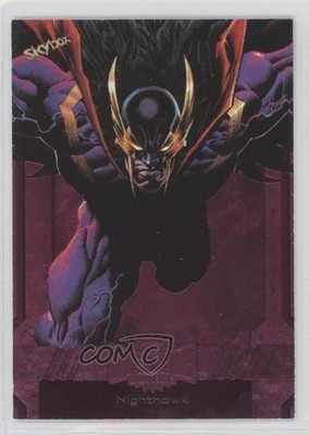 2024 Skybox Marvel Metal Universe Avengers Pink 1/75 Nighthawk #63 0me2