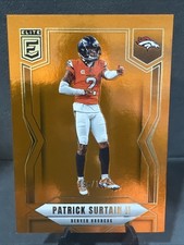 2025 Donruss Elite Patrick Surtain II Orange Color Match #57 Denver Broncos /199