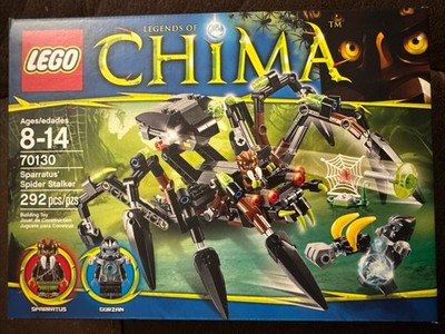 LEGO LEGENDS OF CHIMA 70130 Sparratus' Spider Stalker. New. Sealed.