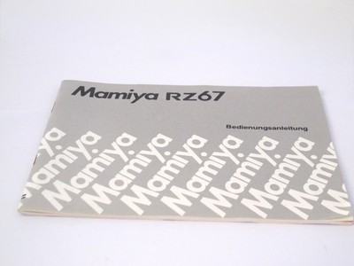 Original MAMIYA RZ67  Bedienungsanleitung, deutsch