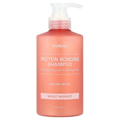 Kundal Protein Bonding Shampoo, For Damaged Hair, Violet Muguet 24 Oz - New