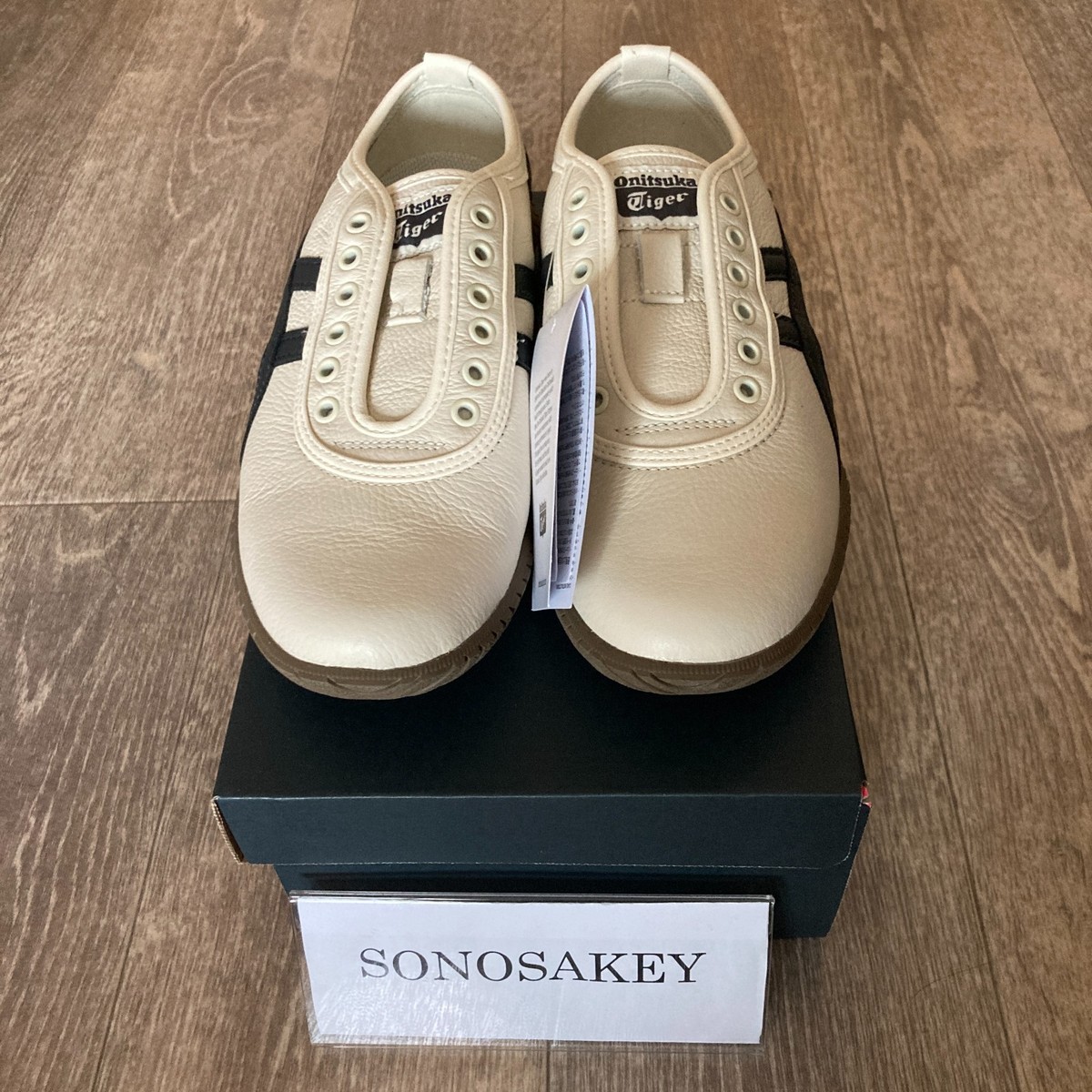 Onitsuka Tiger TSUNAHIKI SLIP-ON 1183C529 200 BIRCH/INDIGO NAVY