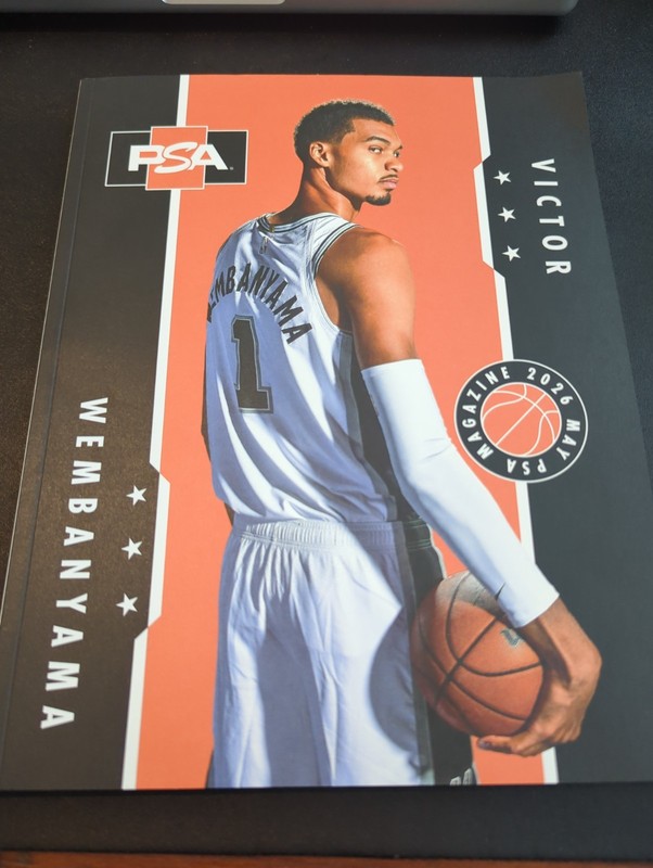 PSA Magazine Victor Wembanyama May 2026 Vol. 53 Spurs Base Cover