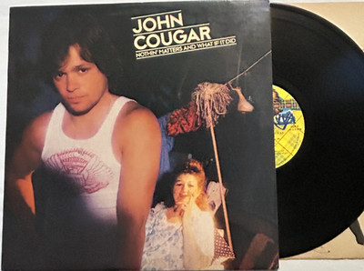 John Cougar - Nothin Matters and What If It Did - LP 1980 Riva 1st / Inner / VG+
