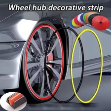 8M Trim Strip Car Rim Protection Wheel Hub Ring Moulding Protection Styling Edge
