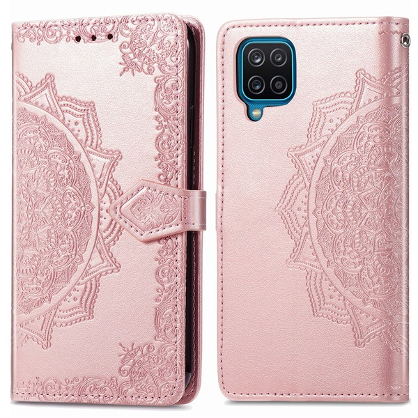 imoshion Mandala KlapphüLle Samsung Galaxy A12 - Rosé Gold-image