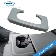 For 1999-2010 Ford F250 F350 Gray Center Console Cup Holder Pad Waterproof