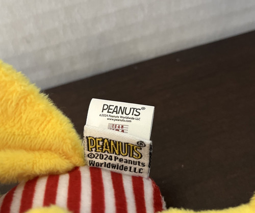 Peanuts Worldwide Woodstock 7” Plush Stuff Animal Dog Toy Team USA 2024 Olympic - Picture 8 of 9