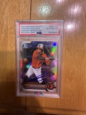 jackson holiday autographed baseball