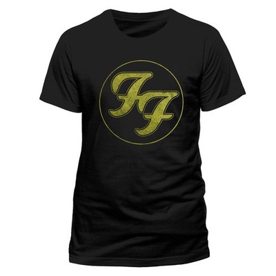 Foo Fighters Official Logo Doré T-Shirt Dave Grohl Pour Hommes Femmes Unisexe