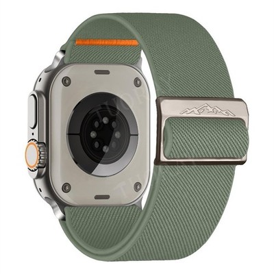 Sport Nylon Loop Wrist Band For Apple Watch 11 10 9 8 7 6 SE 5 4 3 Strap 46/49mm