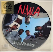 N.W.A. Straight Outta Compton Picture Disc Vinyl LP 2015 Eazy-E Dr. Dre Ice Cube