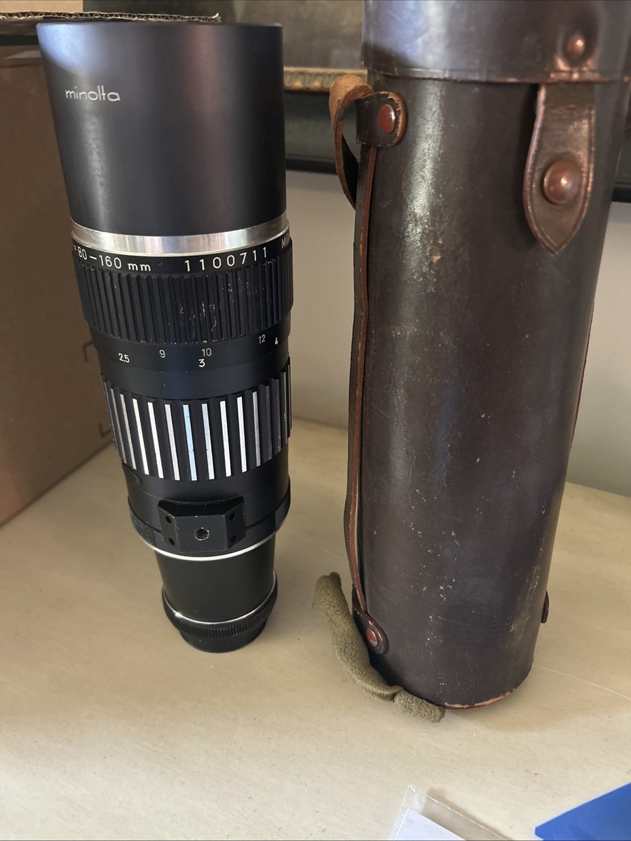 Vtg. Minolta Rokkor 80-160mm F 3.5 Auto zoom With Case | eBay