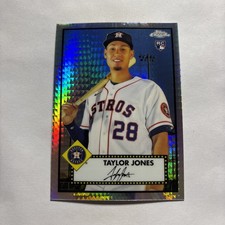 2021 Topps Chrome Platinum PRISM Refractor #56 Taylor Jones RC Houston Astros