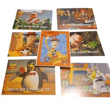 Disney Pixar Toy Story 2 Postcards X 7 Set Woody Buzz Jessie Promo Collectors
