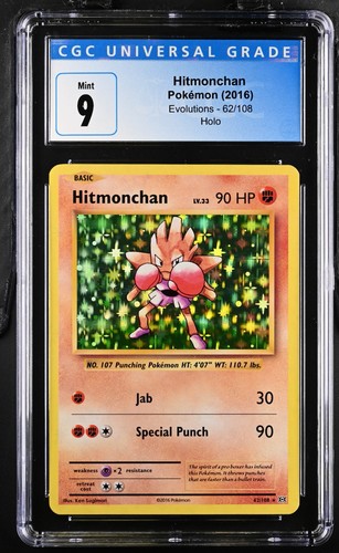 Hitmonchan graded CGC 9 for sale on eBay