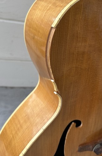 Vintage Natural Blonde 1949 Epiphone Blackstone Archtop Acoustic Guitar - Picture 8 of 16