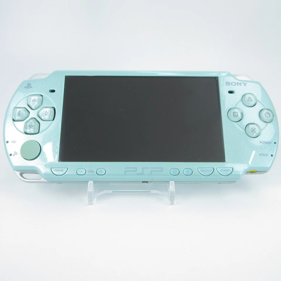 【Excellent】Sony PSP-2000 Mint Green Console No Battery Japanese Ver #DEN0917/02 - Image 3 of 4