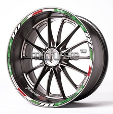 Autocollants de roue de moto d'usine Aprilia Tuono V4 autocollants de jante...
