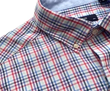 Daniel Cremieux Classics Nwt Cotton & Hemp Multi Check Short Sleeve Shirt XL