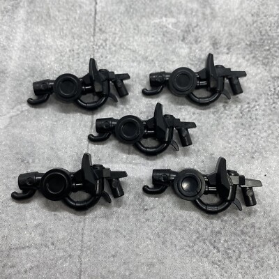 5pack Custom Alien invader Blaster Rifle Blocks Weapons for Minifigures Gb30871