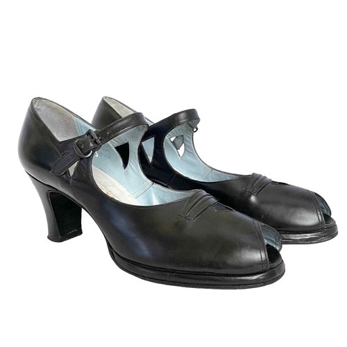 Bottines Benci Brothers Cuir Noir - Talon Moyen 2-2,9 Pouces - Taille US 6.5 / EU 36.5 - Occasion